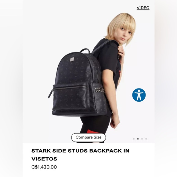 MCM logo men’s backpack - Picture 10 of 10